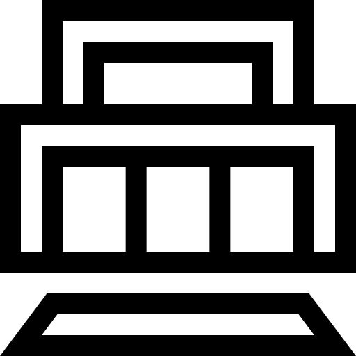 2D floor plan icon